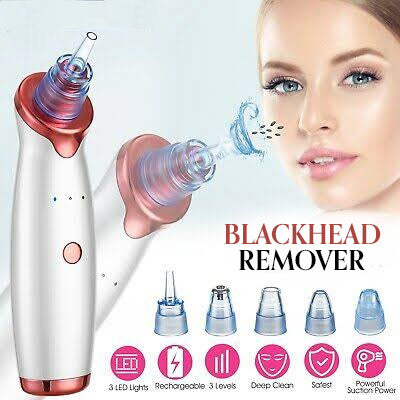 Blackhead Vacuum Remover Face Black Spots Cleaner White Dot Pimple Removal